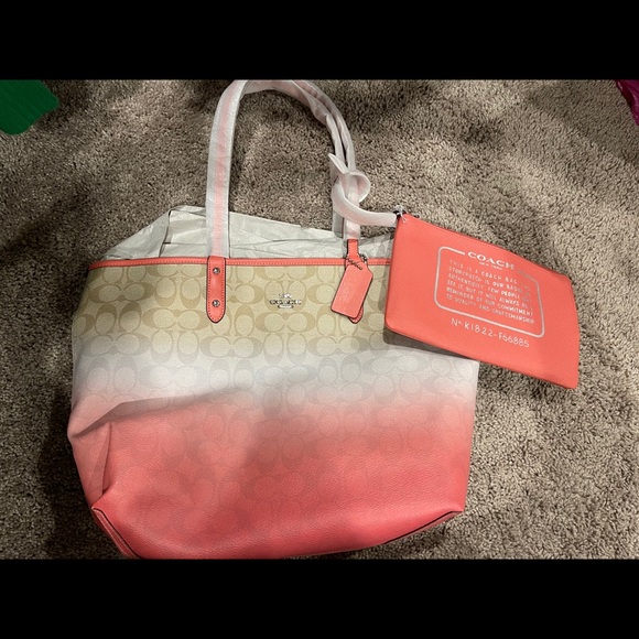 Coach Handbags - New with tag authentic Coach reversible tote purse